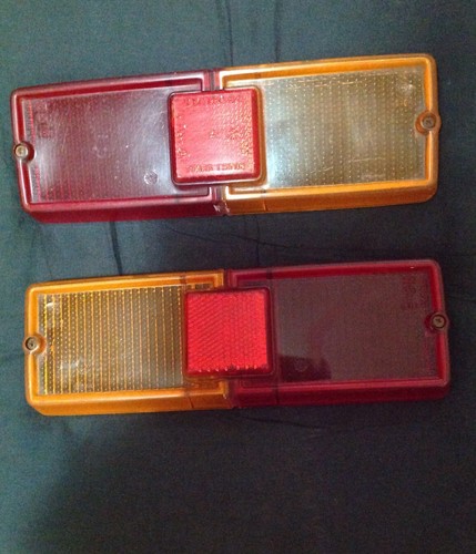 Coppia plastiche fanali - coppia,