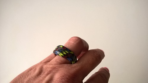 Anello donna vetro di - anello,