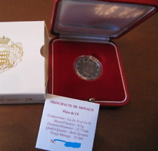2 euro Monaco 2010 Alberto II proof fondo specchio in confezione - LEGGERE BENE