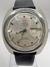 Vintage OMEGA Geneve Cronometro Elettronico f300Hz Cal.1260 Uomo Funzionante LEGGI