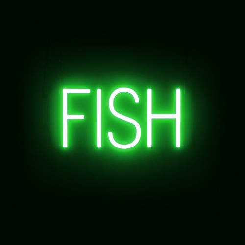 Spellbrite insegna pesce - spellbrite,