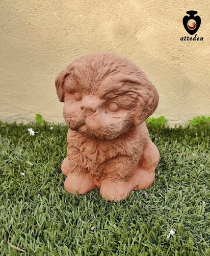 Barboncino cane statuina