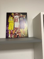 Quadro Michael Jordan Lebron