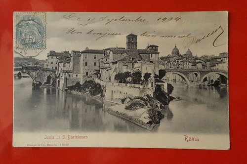 Cartolina viaggiata 1904 - cartolina,