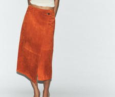 Gonna midid Zara 100% pelle