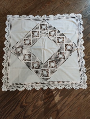 Tovaglietta cotone ricamata - cotone,
