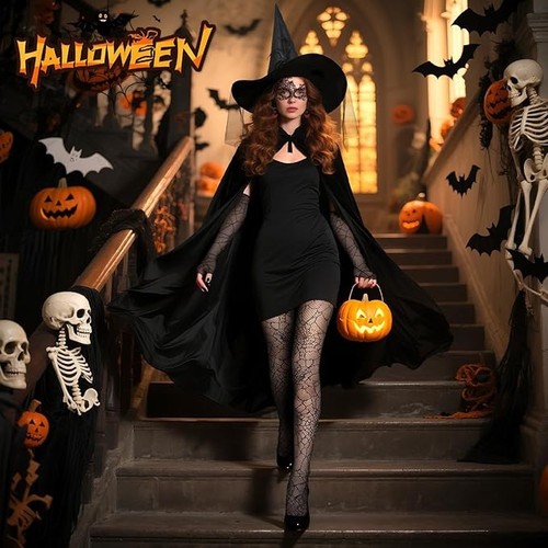 Set costume strega - costume, accessori