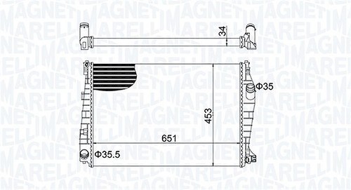 Magneti marelli radiatore - magneti,