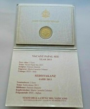VATICANO 2 EURO 2013 SEDE VACANTE MMXIII 2013   FDC  VEDI