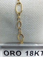 Bracciale in oro giallo 750 18