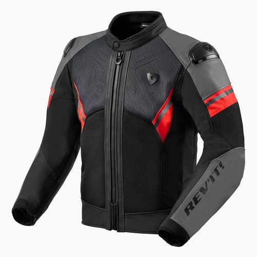 Giacca moto estiva pelle revit - pelle,