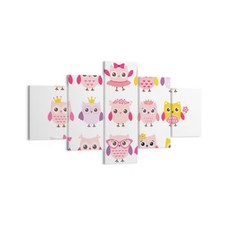 Quadro su Tela 125x70cm Gufo