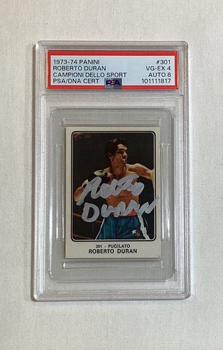 Roberto duran 1973 panini - rc,