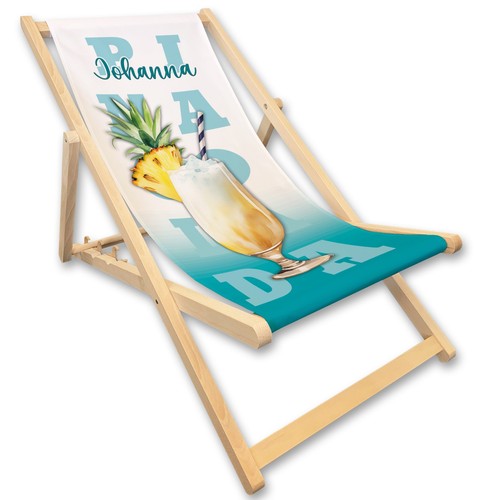 Sedia sdraio con nome - sdraio,