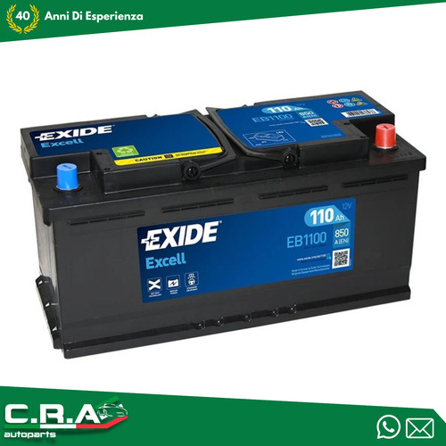 Batteria auto exide eb1100 12v - batteria,