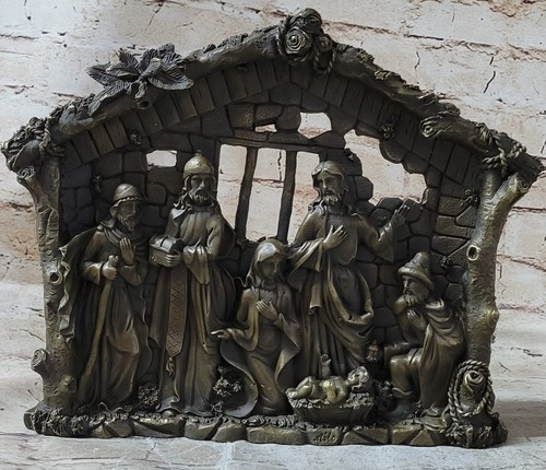 Bronzo natività holy famiglia - holy,