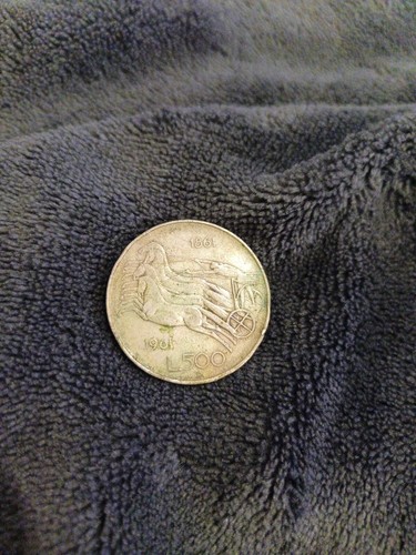 Moneta 500 lire argento - 500,
