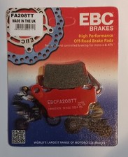 EBC Carbon Tt Posteriore Pastiglie Freno Per Yamaha XT660Z Tenere (2008 A 2016)