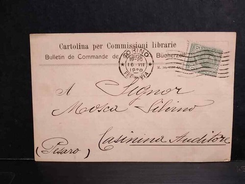 Cartolina per commissioni - per,