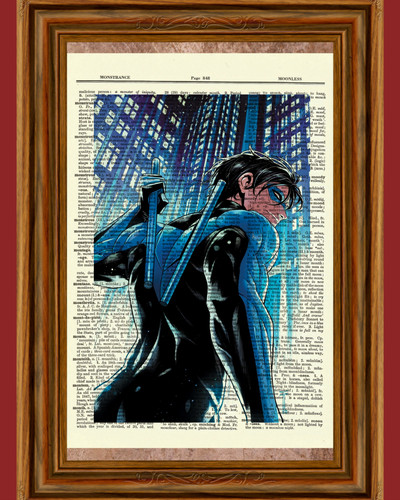 Nightwing dictionary art - nightwing,