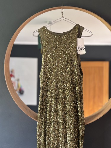 Abito midi con - , zara