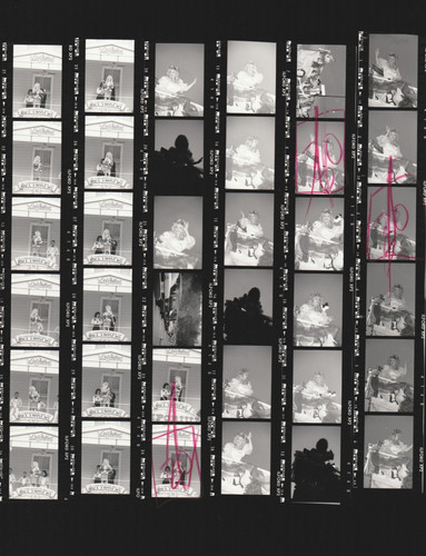 Foglio fotografico contatto - , e