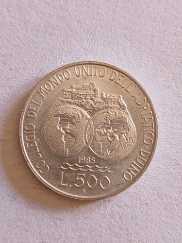 500 lire argento 1985 - argento,