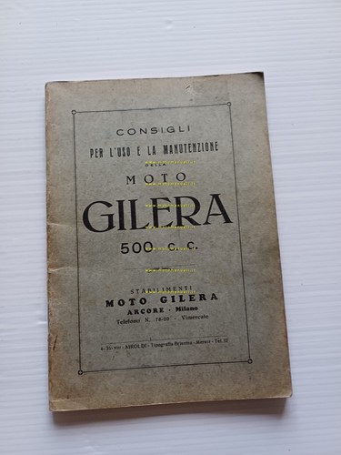 Gilera 500 - gilera, 1935