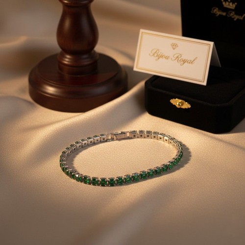 Bracciale tennis acciaio - bracciale,
