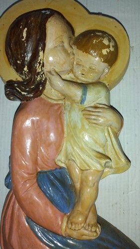 Scultura gesso parete - da,