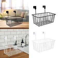 Cestini portaoggetti a griglia con ganci Cestino in filo di ferro per