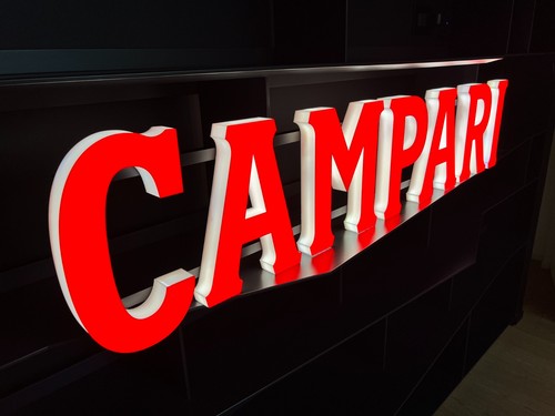 Insegna luminosa campari - insegna,
