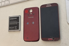 Scheda scheda dispenser parziale Samsung Galaxy S4 GT I9505 OK DISPLAY DIFETTOSO ROSSO