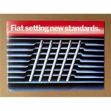 FIAT 1984 GAMMA BROCHURE Piccola cartella con 7 schede 2 lati all'interno - 126/panda/un