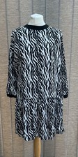 Abito donna Zara nero bianco