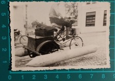 FOTO GERMANIA BICICLETTA GALLEGGIANTE 1940 - 50 C. ( F 37 )