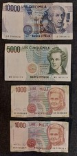 Lotto Banconote e Monete Lire