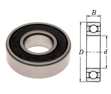 6204 2RS 20x47x14 CUSCINETTO A