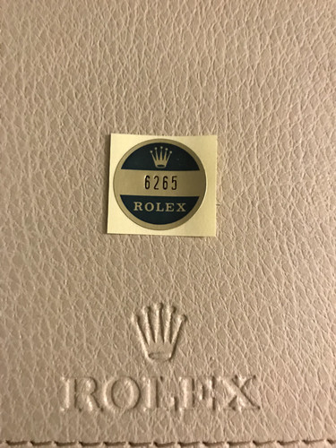 Rolex bollino case - rolex, back