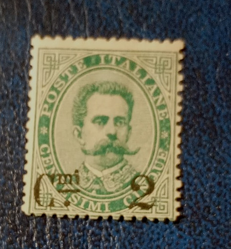 1890 umberto sovrastampato - 1890, i°