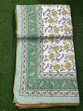 Trapuntino indiano 3 strati stampa a mano cotone copriletto misura 90*108 piumino letto matrimoniale