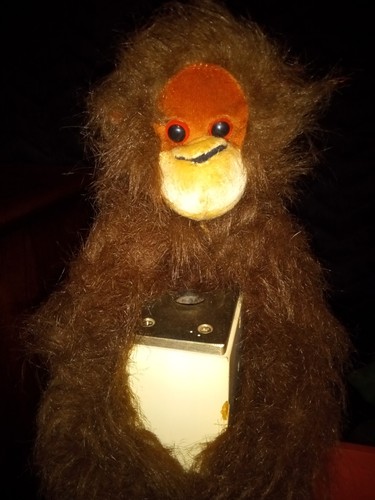 Peluche scimmia supporto