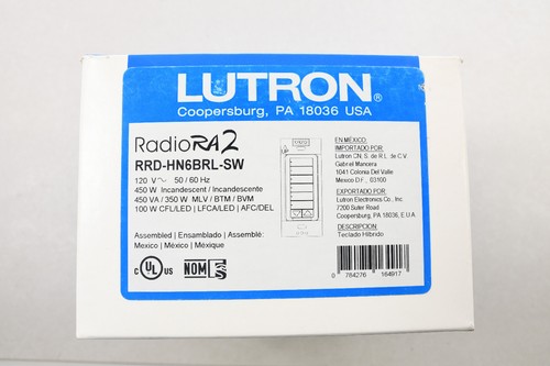 Lutron rrd hn6brl radiora - lutron,