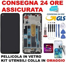 DISPLAY LCD OLED FRAME PER OPPO FIND X5 LITE CPH2371 TOUCH SCREEN VETRO SCHERMO