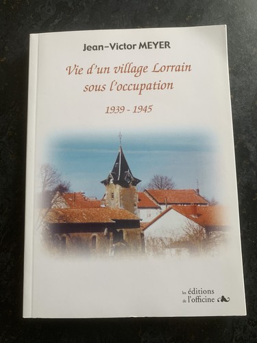 Livre vie village lorrain - d'un,