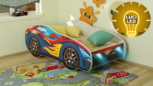 Letto forma macchina - letto, di