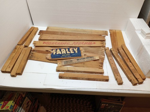 Scatola vintage legno - legno, frutta