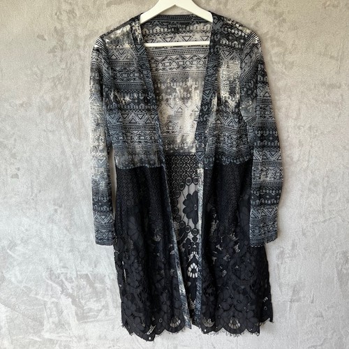 Cardigan aperto manica lunga
