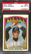1972 Topps #261 STEVE MINGORI