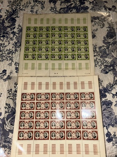 Set fogli completi 1956 - set, di